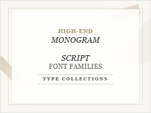 Our Collection of Luxury Monogram Script Fonts