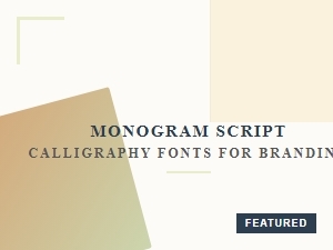 Enhance Your Brand with Monogram Script Fonts