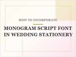 Crafting Elegance with Monogram Script Fonts